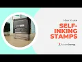 How To Use Self Inking Stamps