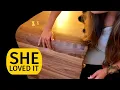 Download Lagu Built My Wife a Walnut Desk With Bowtie Bling And Crooked Waterfalls!
