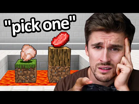 Video Thumbnail: I Tried Minecraft's HARDEST Challenge