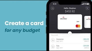 Meet Akimbo Create a card for any budget
