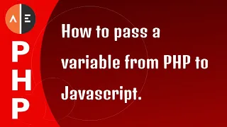 How to pass a variable from PHP to Javascript
