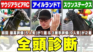 ２週連続の最高評価馬券内へ！今回も穴馬に高評価連発！最強プロギャンブラーが全馬の特徴・馬場・展開を徹底解説！【サウジアラビアロイヤルカップ＆アイルランドトロフィー＆スワンステークス2026全頭診断】