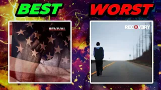 Download Eminem's BEST and WORST song from each album MP3