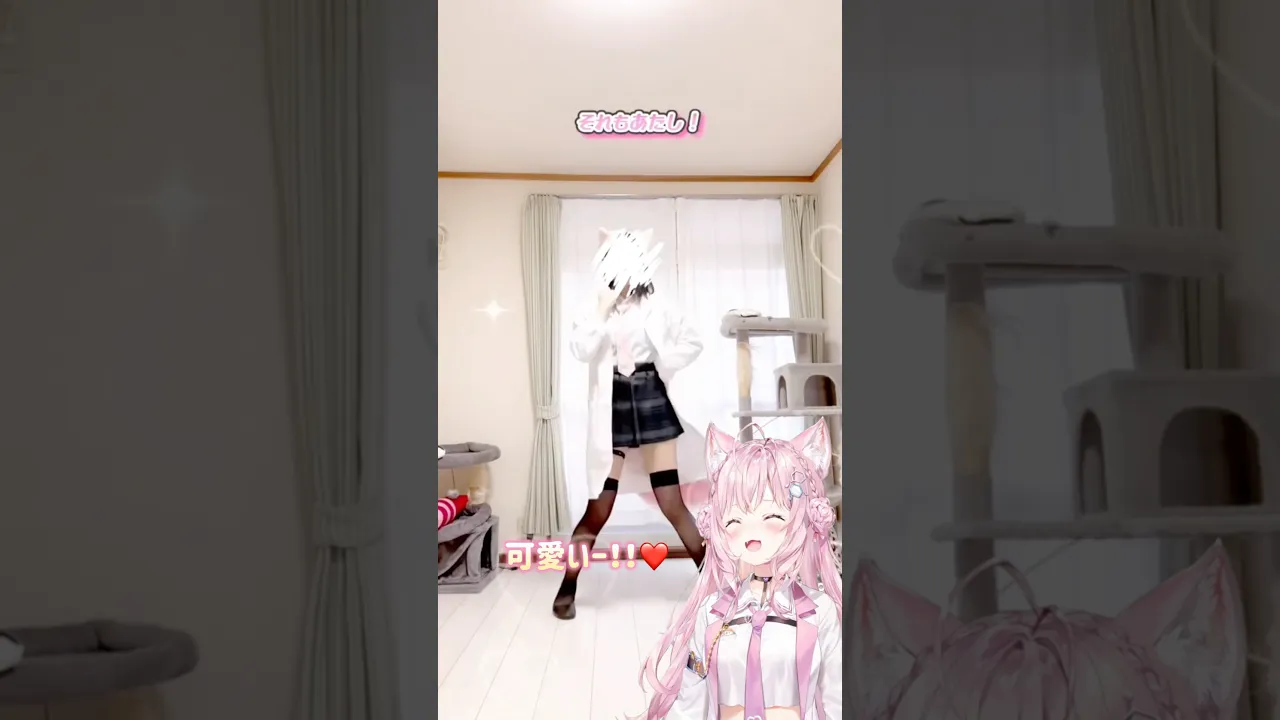 「 #デコレート 」MiMiちゃんの踊ってみたの尻尾で高まる博衣こより? #shorts #dance 【博衣こより/ホロライブ】