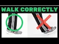 Physical Therapist Shows How to Walk Correctly