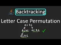 LeetCode - 784 Letter Case Permutation Backtracking Java