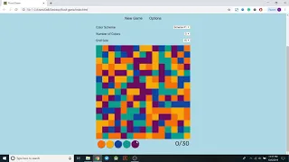 Flood Game In JavaScript With Source Code Source Code Projects
