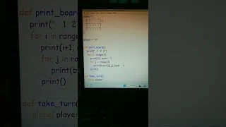 python program that simulates game tic tac toe