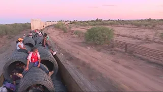 Download Riding 'the beast': Migrants board Mexico freight train to reach US MP3