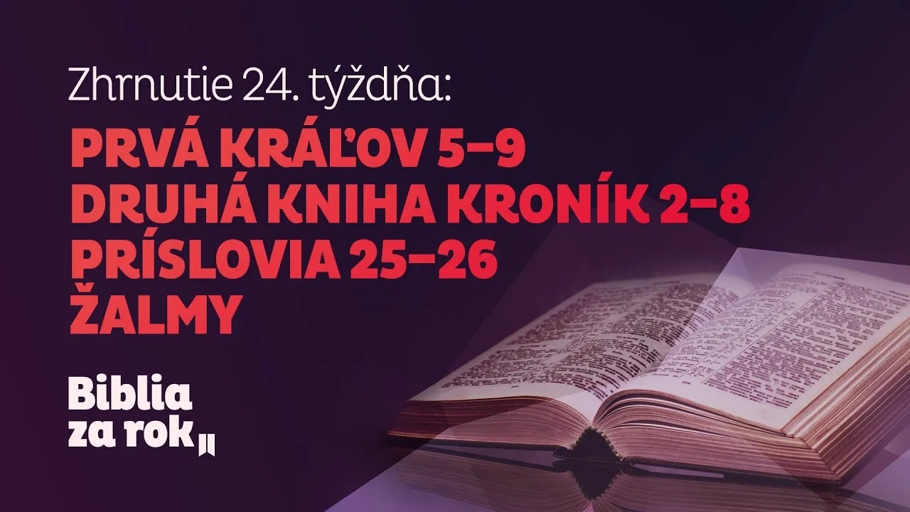 Zhrnutie 24. týždňa - Biblia za rok episode artwork