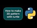How to make amazing patterns with python Part 2