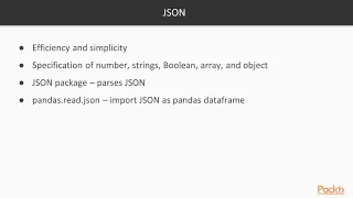Python Data Visualization with Matplotlib 2 x Typical API Data Formats packtpub com