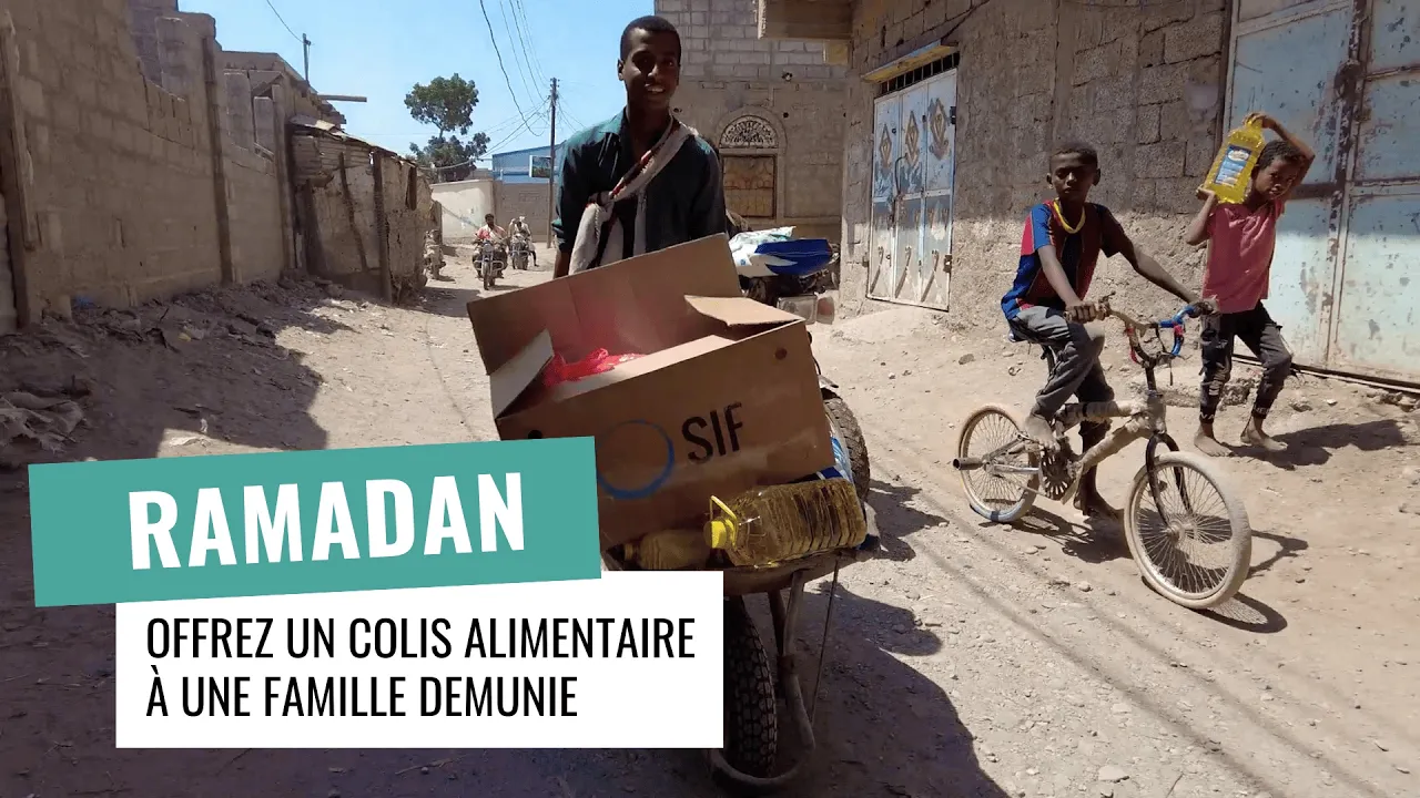 Secours Islamique France — SIF — Offrez un colis alimentaire aux plus démunis (YouTube video ad)