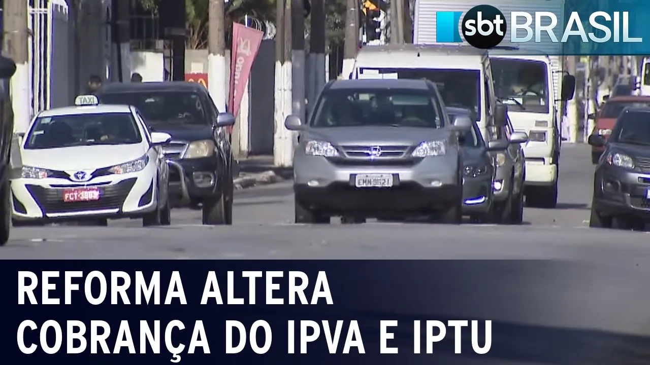 Reforma altera cobrança do IPVA e IPTU | SBT Brasil (12/07/23)
