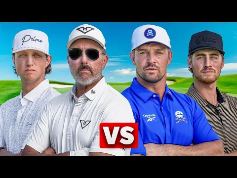 Video Thumbnail: Can We Beat Bryson & Garrett in a Golf Match?