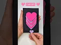 Cute Gift Idea 💖 Heart Waterfall Card for Valentine’s Day  DIY Craft  I LOVE YOU Pop Up Card
