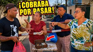 Inventó su propio “peaje” para los vecinos nuevos… pero la situación se salió de control