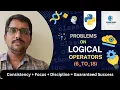 Python Logical Operators Explained with Problems Solutions 6 to 18
