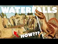 How To Make WATERFALLS In Jurassic World Evolution 3 easy Terrain Tool Tutorial