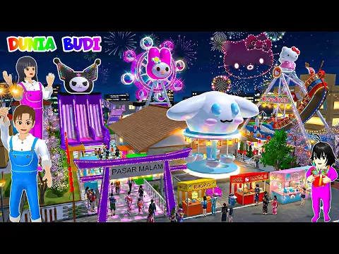 Video Thumbnail: Yuta Mio Ubah Rumah Jadi Pasar Malam Ada Wahana SANRIO KUROMI MELODY CINNAMONROLL🥳🌈