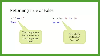 Conditionals