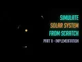 Create Solar System in Javascript Part 2