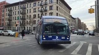 MTA New York City Bus 2024 Nova Bus LFSe 5026 On The Bx13 West 179th Street Broadway