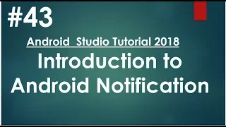 Android tutorial 2018 - 43