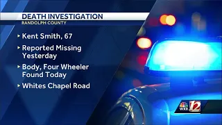 Randolph County deputies investigating death of man found after 2-day search