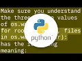 Python recursive folder read