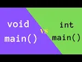 Difference between int main and void main in c programming Dr Yogendra Pal Hindi Urdu