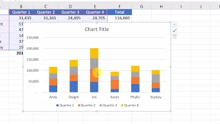 Excel Chart Series Part 5 Stacked Bar or Column Charts