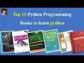 Top 15 Python Programming Books To Learn Python Learn With Safi