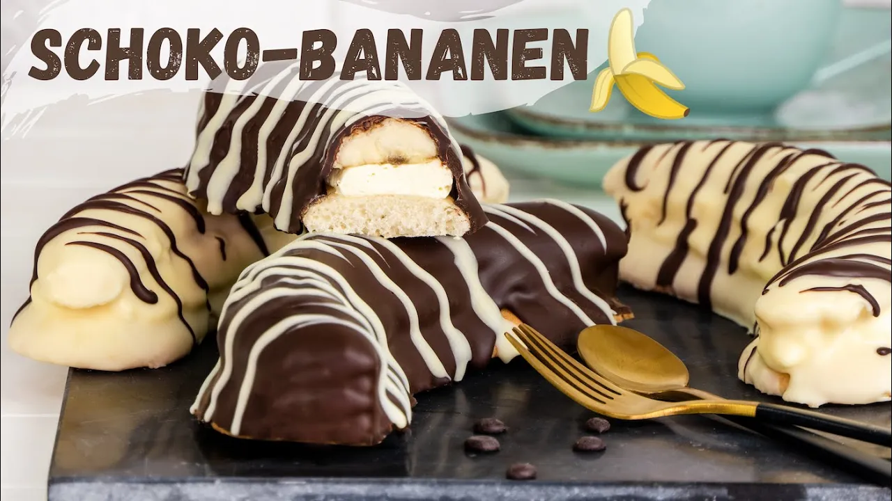 Bananen Stracciatella-Torte I Backen mit Globus & Sallys Welt #1. 
