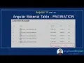 Part 22 - Angular Material Table Pagination How To Customize The Material Table Angular 14
