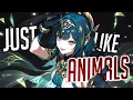 Download Lagu Nightcore - Animals (Female Version) (Lyrics)