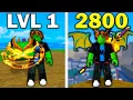 Noob To Max Collecting EVERY DRACO POWER In Blox Fruits