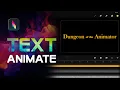 Text Animate on Procreate Dreams by enrirdf