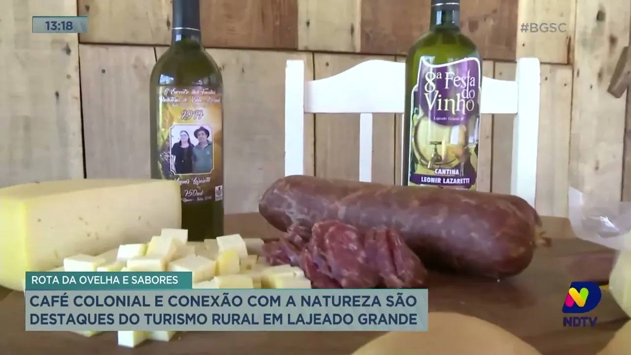 Rota da Ovelha e Sabores: café colonial e natureza são destaques do turismo rural, em Lajeado Grande