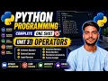One Shot Python Operators Python Programming University Exam Preparation
