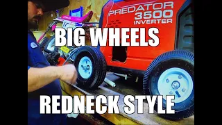 Predator 3500 inverter generator BIG TIRES CHEAP EASY