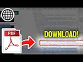 Download Lagu How to Download Embedded PDF From Website - Full Guide