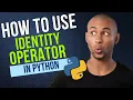 identity operators in python python tutorial for beginners python tutorial Rising Tech