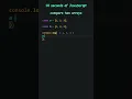 JavaScript Shorts JavaScript Arrays Comparing Two Arrays