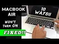 HOW to Fix Macbook Air - No Power FIXED