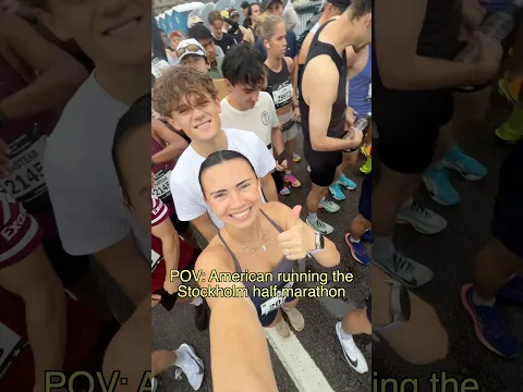 I PRed my half marathon in Sweden!