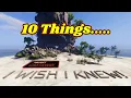 10 Things I Wish I Knew Sooner in Project Castaway