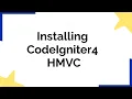 SimpleTine - Install Brand New CodeIgniter4 HMVC