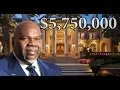 INSIDE BISHOP T D JAKES EXQUISITE 5 75 MILLION WHITE ROCK MANSION HOUSE TOUR