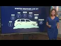 What to keep in your car as an emergency kit during a winter storm WINTER TIPS